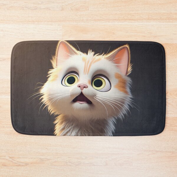 Item preview, Scared Cartoon Kitten designed and sold by Elisabeth Lucas.