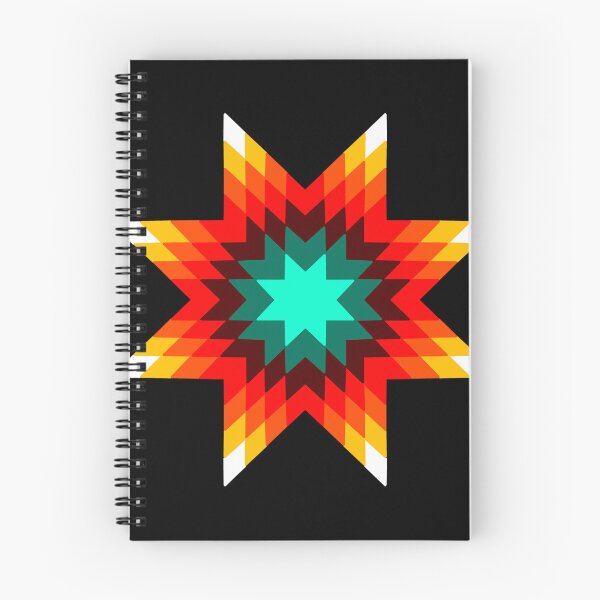 Item preview, Star Quilt Pattern - Fire Colors designed and sold by Niibidoon.