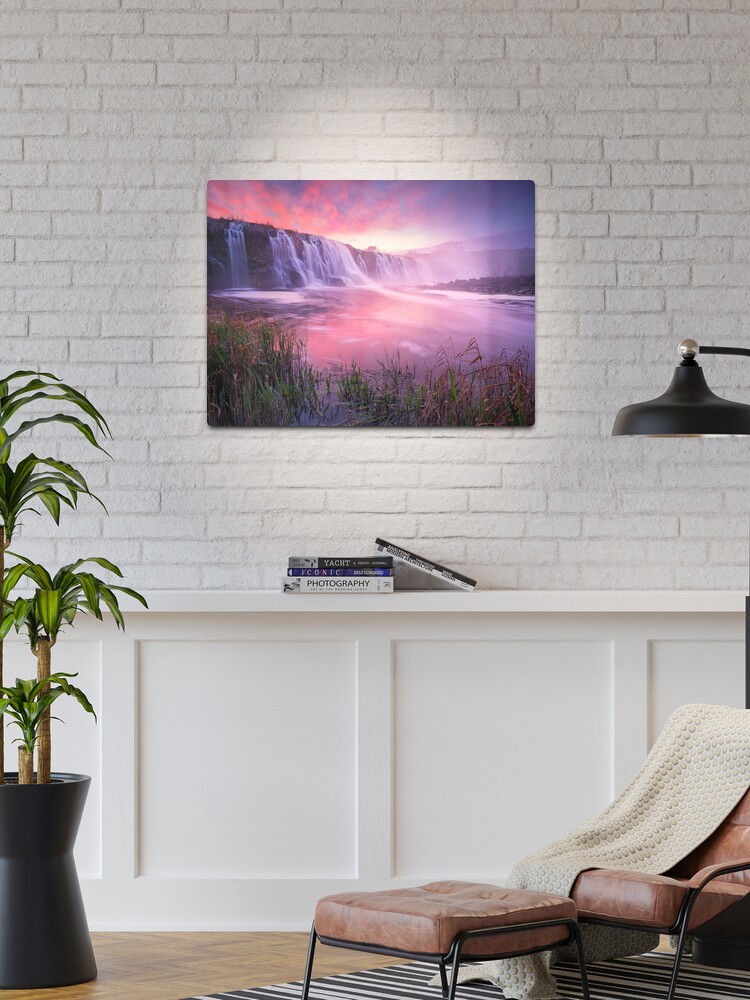 Thumbnail 1 of 4, Metal Print, Hopkins Falls, Warrnambool, Victoria, Australia designed and sold by Chockstone.