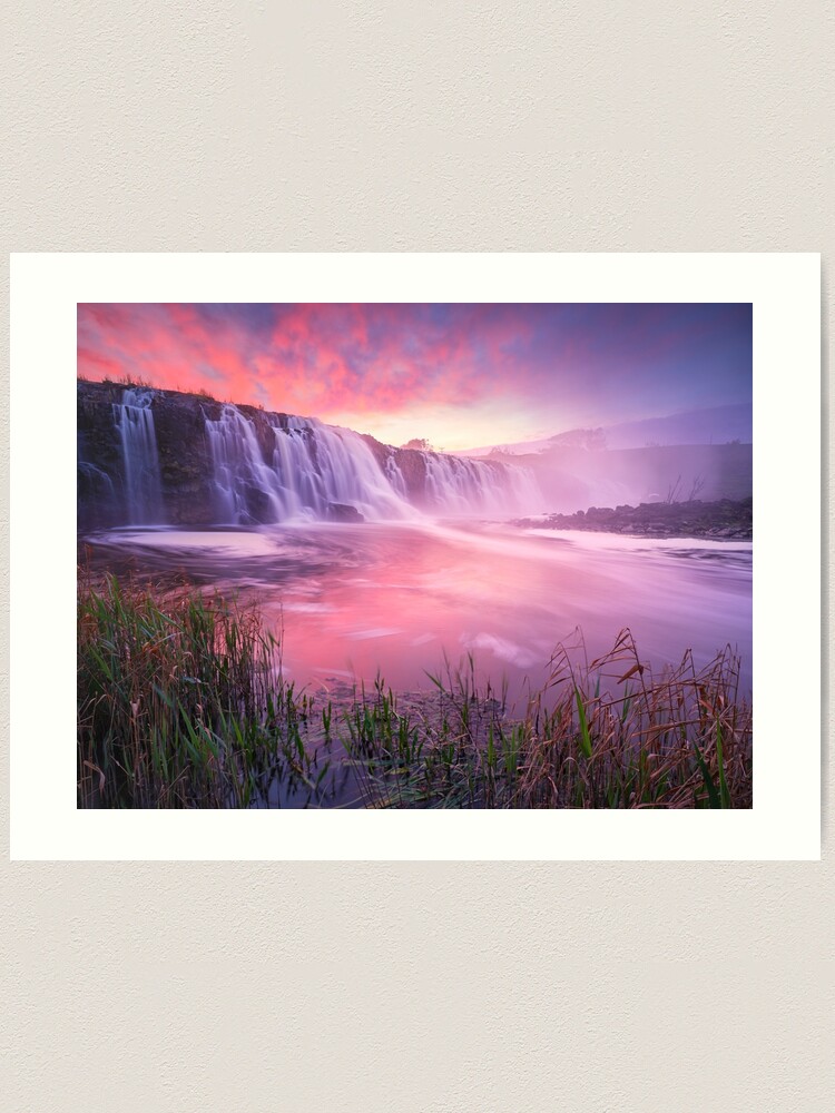 Thumbnail 1 of 3, Art Print, Hopkins Falls, Warrnambool, Victoria, Australia designed and sold by Chockstone.