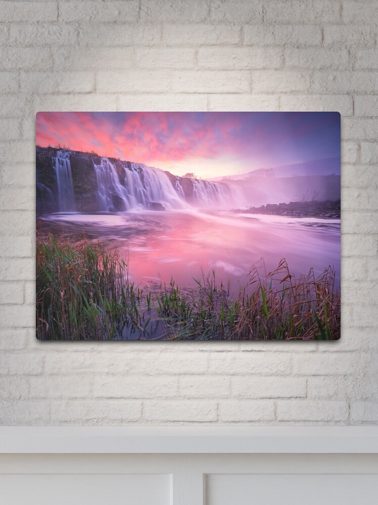 Thumbnail 2 of 4, Metal Print, Hopkins Falls, Warrnambool, Victoria, Australia designed and sold by Chockstone.