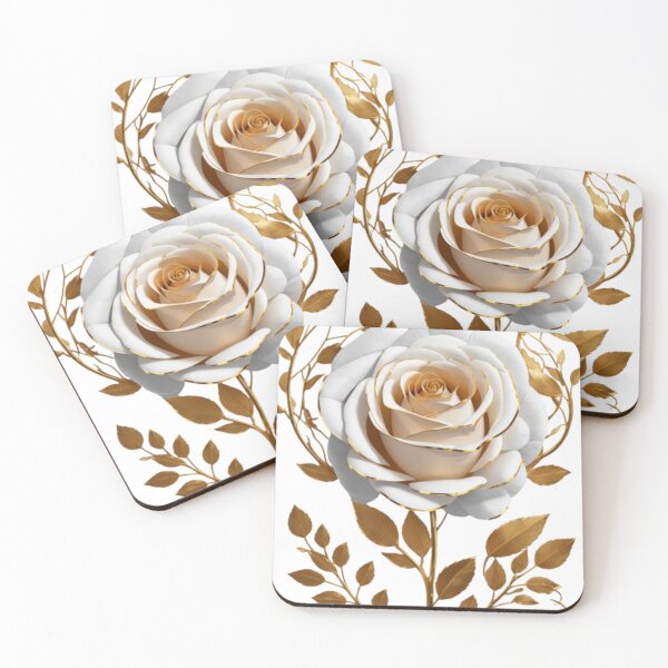 Item preview, A Single Golden Rose Design 001 designed and sold by Alexis Art Collection.