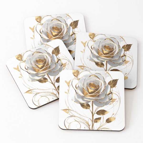 Item preview, A Single Golden Rose Design 004 designed and sold by Alexis Art Collection.
