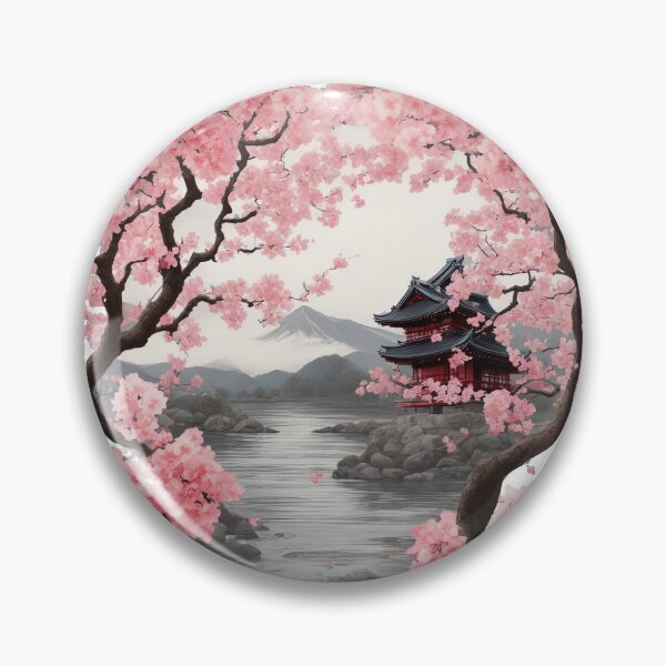 Item preview, Japanese castles, sakura, and Japanese gardens are beautiful. designed and sold by Natcharee.