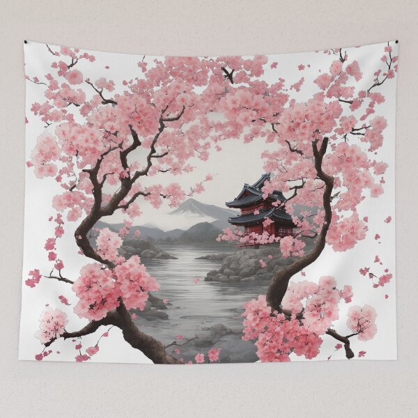 Item preview, Japanese castles, sakura, and Japanese gardens are beautiful. designed and sold by Natcharee.