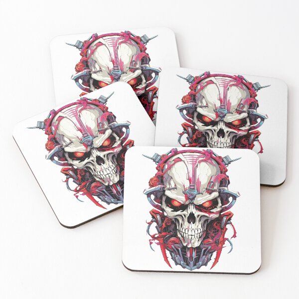 Item preview, Skull Cyborg Warrior Vector Style 2 designed and sold by eyestetix.