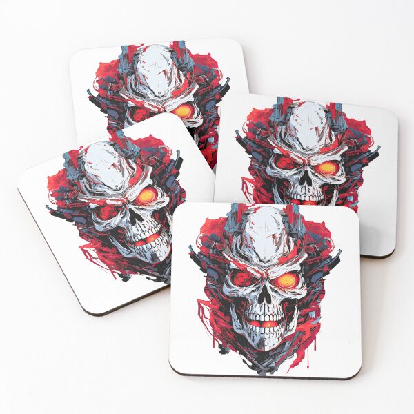 Item preview, Skull Cyborg Warrior Vector Style 3 designed and sold by eyestetix.