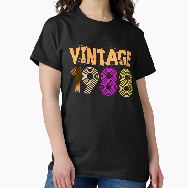 Vintage 1988 T-Shirt Retro 30th Birthday Tee Vintage 1988 T-Shirt Retro 30th Birthday Tee