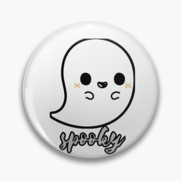 Item preview, Spooky Cute Smiling Kawaii Ghost designed and sold by lavendercinc.