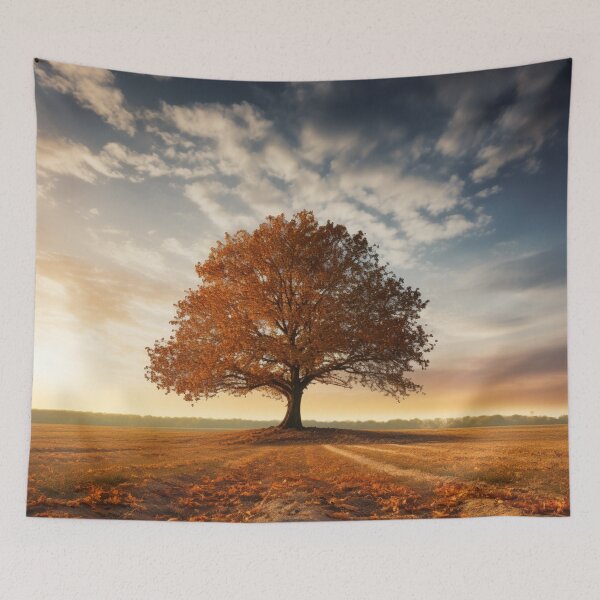 Item preview, Lone Autumn Tree designed and sold by AbsudlyEpicAI.