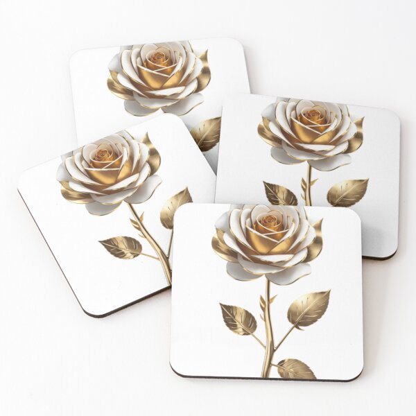Item preview, A Single Golden Rose Design 007 designed and sold by Alexis Art Collection.