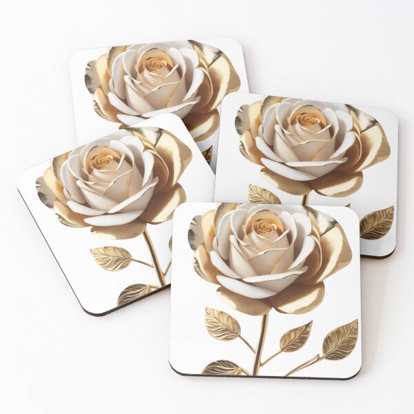 Item preview, A Single Golden Rose Design 008 designed and sold by Alexis Art Collection.