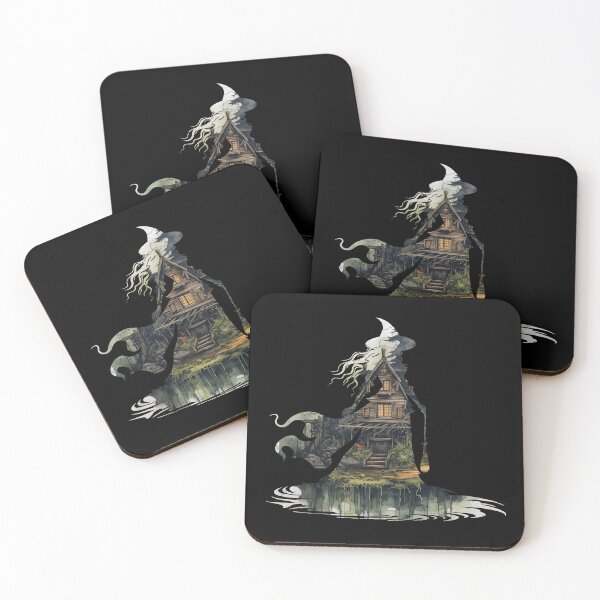 Item preview, Autumn Witch Fall in Town Halloween Time  designed and sold by AnnaMDesign.