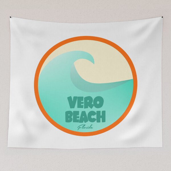 Item preview, Vero Beach Florida Retro designed and sold by bivenart.
