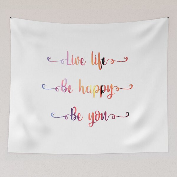 Item preview, Live life, be happy, be you designed and sold by miquelperezn.
