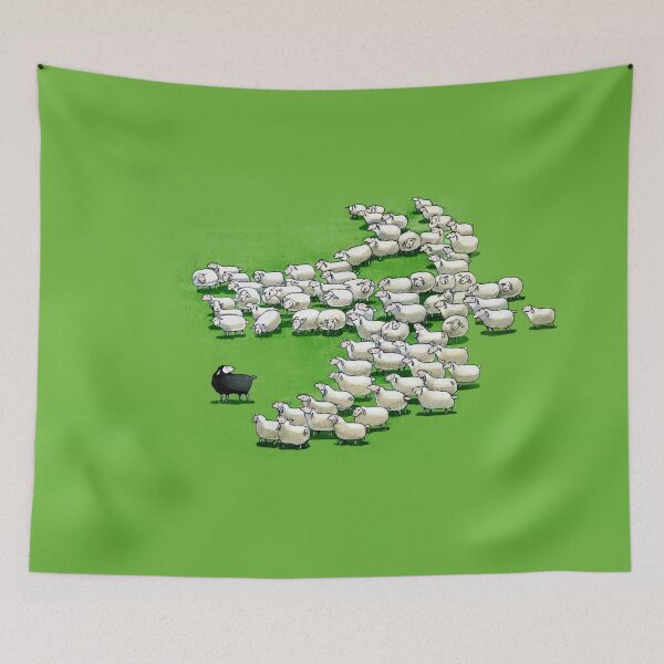 Item preview, black sheep in the flock designed and sold by nuvolanevicata.