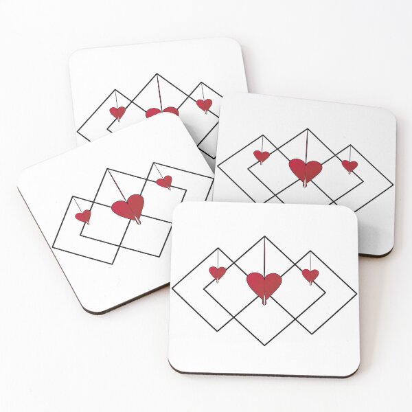 Item preview, Three of Hearts designed and sold by ElfrootTea.