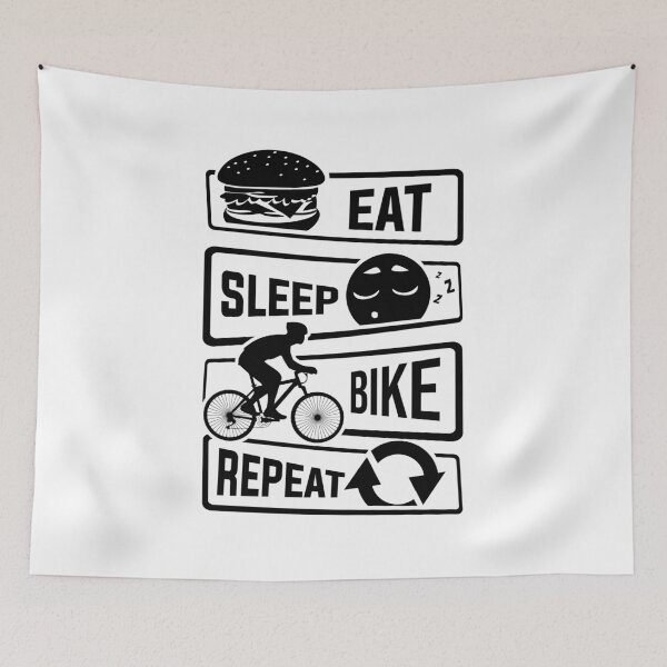 Item preview, Eat Sleep Bike Repeat - Bicycle Road Bike Cycling designed and sold by anziehend.