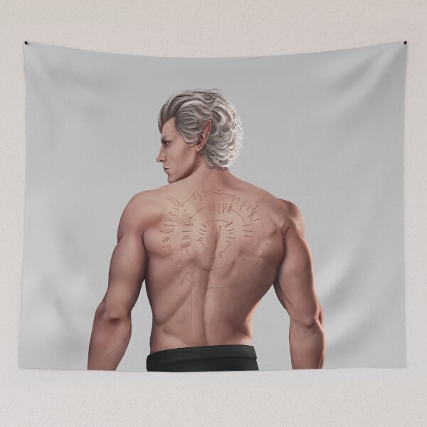 Item preview, Horniest vamp Ever - Shirtless Astarion - Baldurs Gate 3 designed and sold by Adeel Mushtaq.