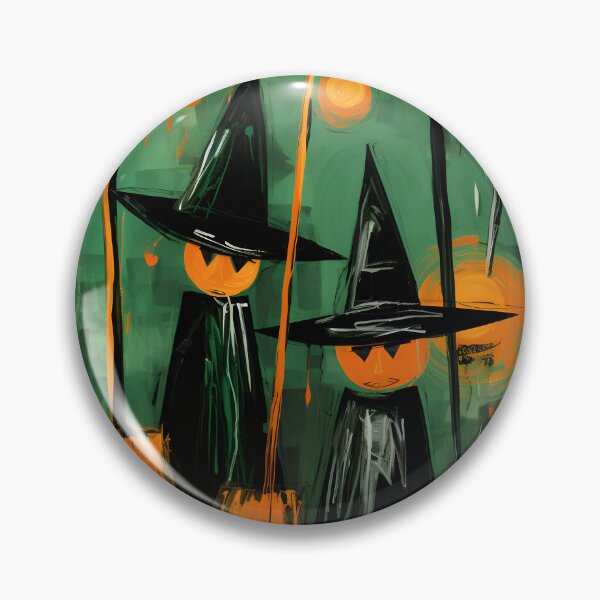 Item preview, Ethereal Fusion Modern Abstract Magic with Broom Closet and Pumpkins in Enigmatic Halloween Generative AI designed and sold by OlfactoART Studio.
