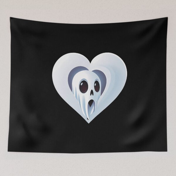 Item preview, Cute Ghost Heart designed and sold by Itsheartshop.