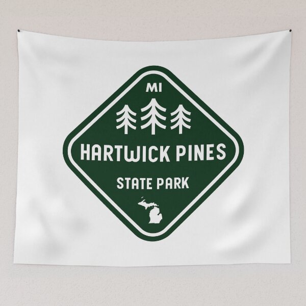 Item preview, Hartwick Pines State Park Michigan Rhombus designed and sold by bivenart.