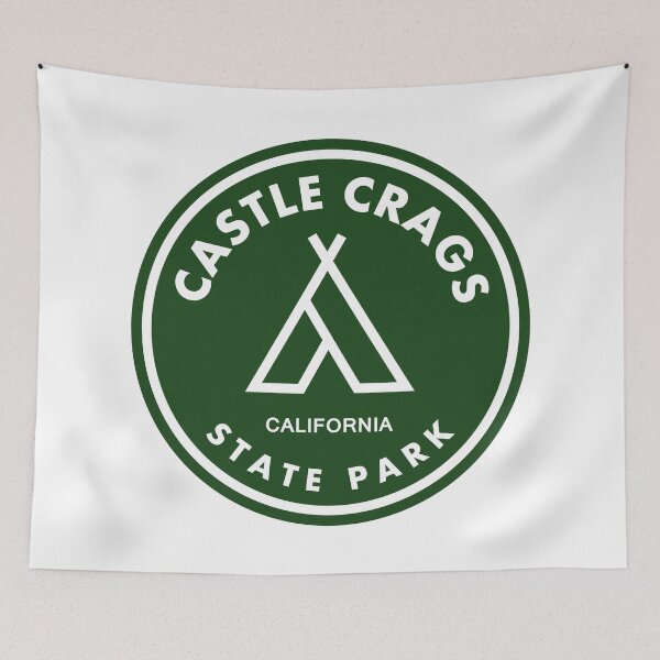 Item preview, Castle Crags State Park California Tent designed and sold by bivenart.