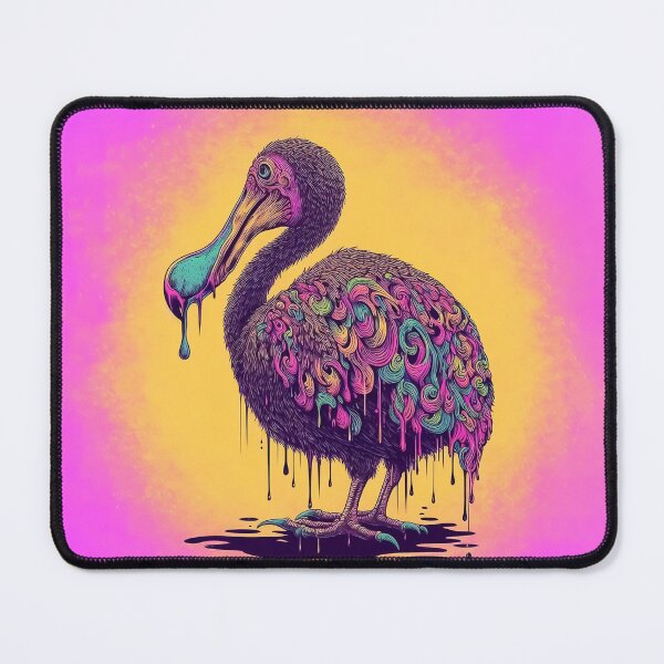 Item preview, Dodos Bird Raphus cucullatus Psychedelic art Chillwave designed and sold by Dolphin Graphic.