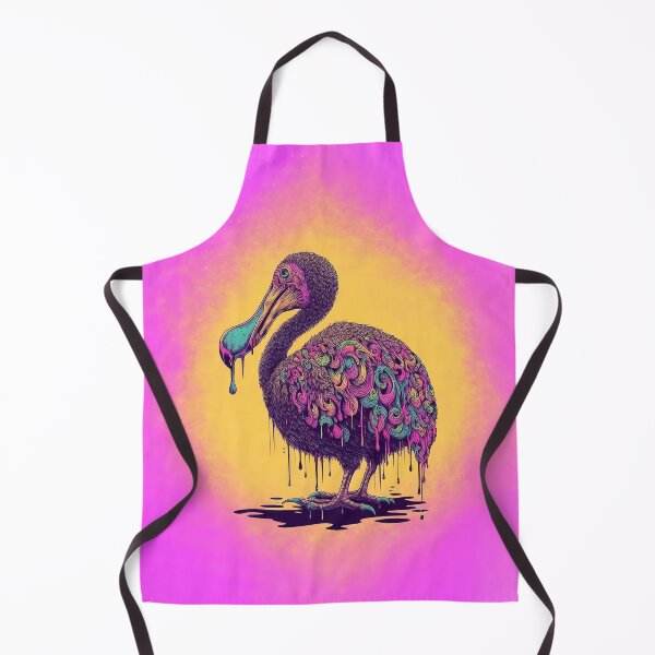 Item preview, Dodos Bird Raphus cucullatus Psychedelic art Chillwave designed and sold by Dolphin Graphic.