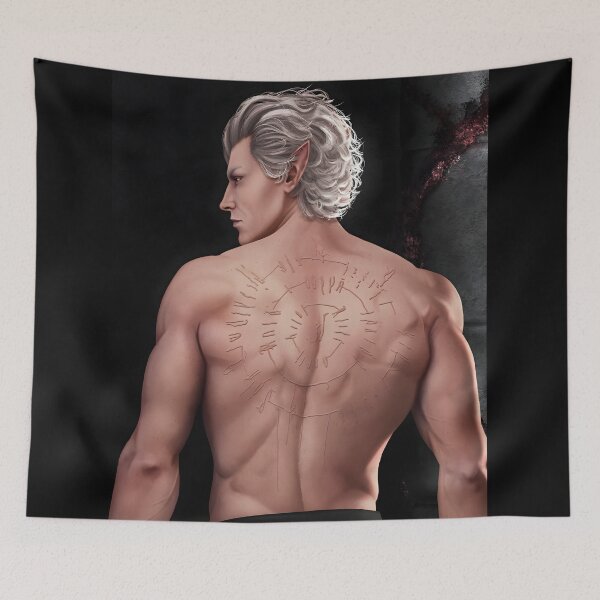 Item preview, Horniest vamp Ever - Shirtless Astarion - Baldurs Gate 3 designed and sold by Adeel Mushtaq.