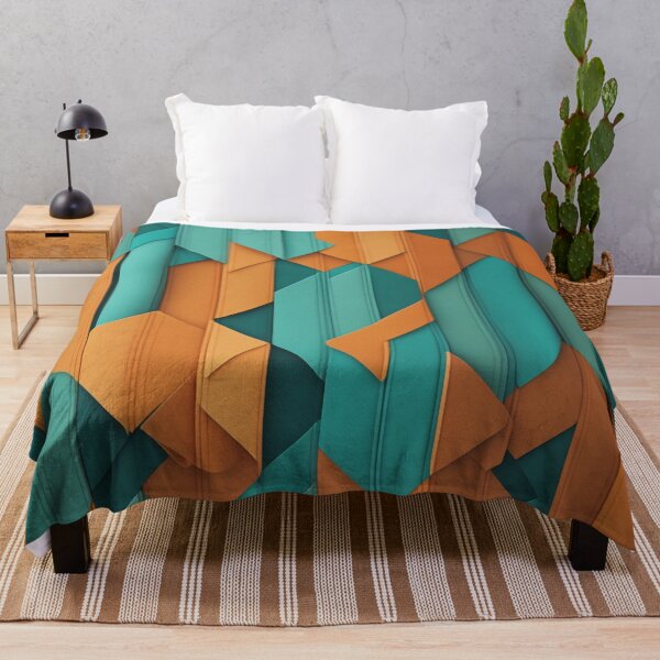 Item preview, an orange and teal colored wall designed and sold by Enga6.