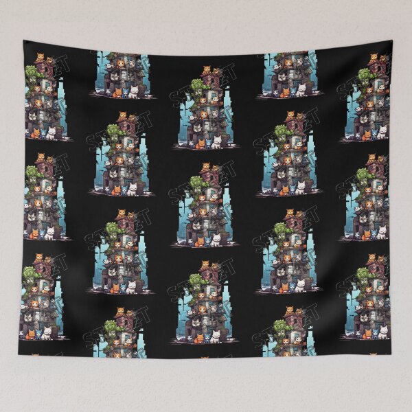 Item preview, Street Cat. Funny graphic of a city dweller designed and sold by ArtFeverShop.