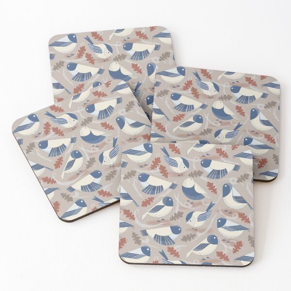 Item preview, Cute birds on a Windy Autumn Day  designed and sold by Carina Parry Studios.