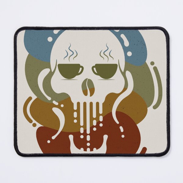 Item preview, Coffee Cup Eyed Skull Retro designed and sold by iamKaye.