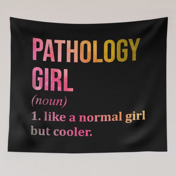 Item preview, Pathology Girl Definition Pathology in Watercolor designed and sold by XCIV.