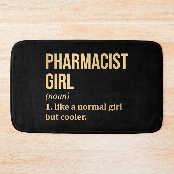Item preview, Pharmacist Girl Definition Pharmacy in Gold designed and sold by XCIV.