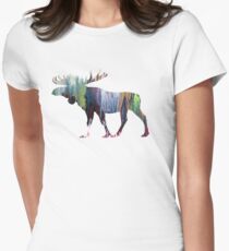 Moose Women's Fitted T-Shirt