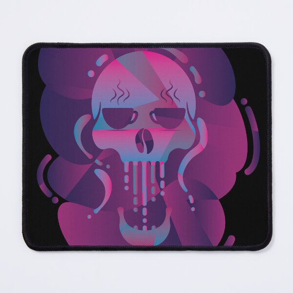 Item preview, Coffee Cup Eyed Skull Neon designed and sold by iamKaye.