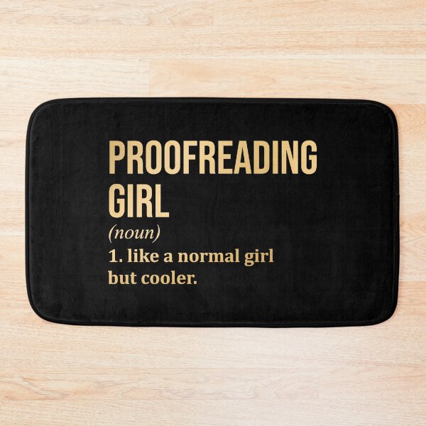 Item preview, Proofreading Girl Definition Proofreader in Gold designed and sold by XCIV.