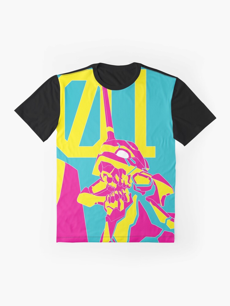 Alternate view of NEON EVA_01 Graphic T-Shirt