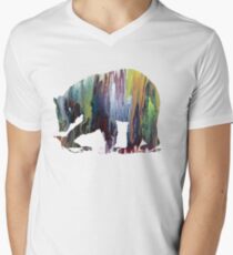 Bear Men's V-Neck T-Shirt