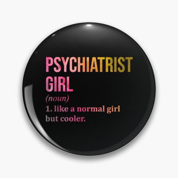 Item preview, Psychiatrist Girl Definition Psychiatry in Watercolor designed and sold by XCIV.