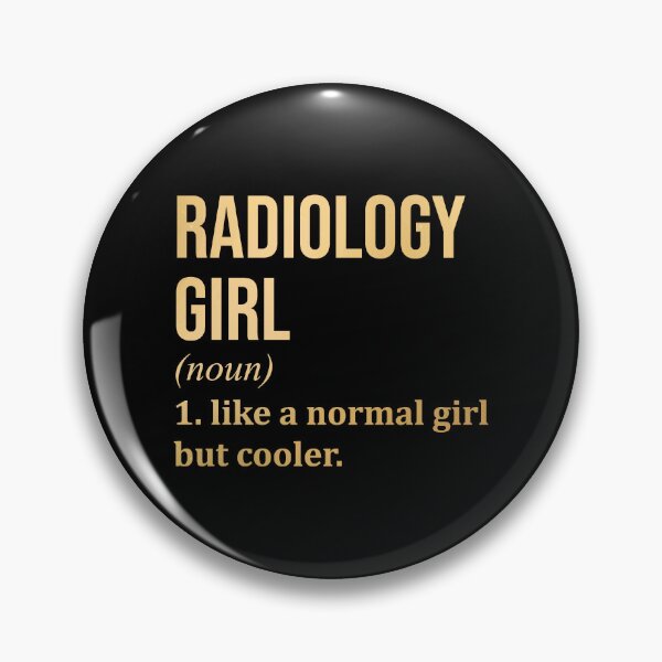 Artikelvorschau, Radiologie-Mädchen-Definition-Radiologie in Gold entworfen und verkauft von XCIV.