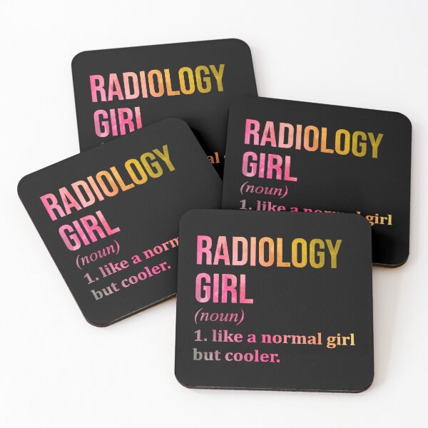 Item preview, Radiology Girl Definition Radiology in Watercolor designed and sold by XCIV.