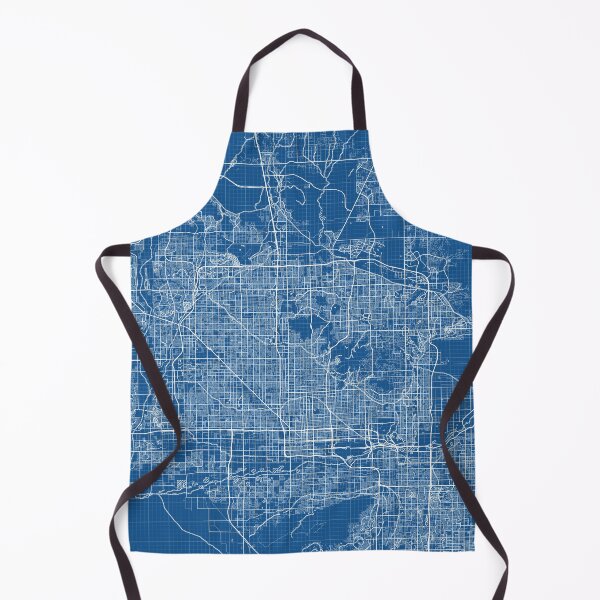 Item preview, Phoenix City Map of Arizona, USA - Blueprint designed and sold by deMAP.
