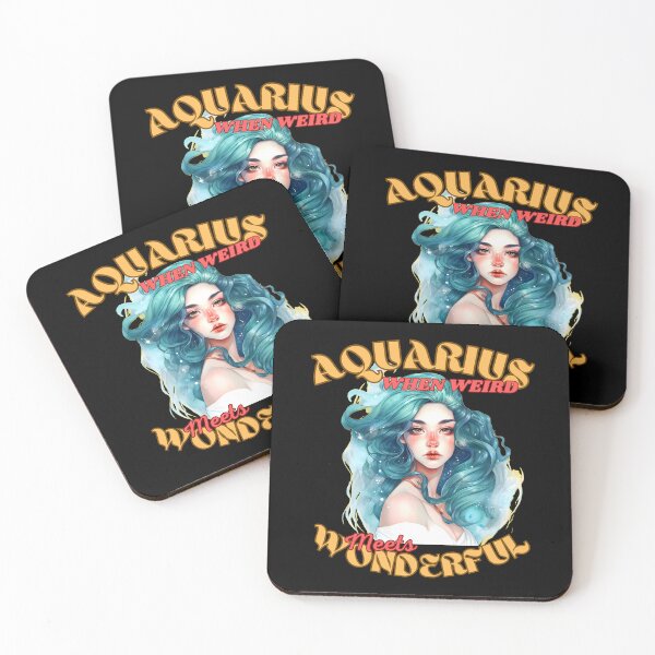 Item preview, Aquarius: When Weird Meets Wonderful. aquarius sign designed and sold by ZodiacWonders.