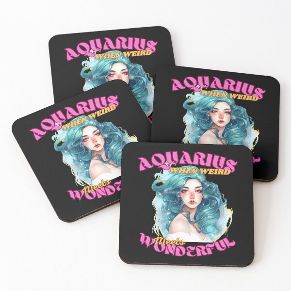 Item preview, Aquarius: When Weird Meets Wonderful. aquarius february designed and sold by ZodiacWonders.