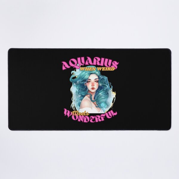 Item preview, Aquarius: When Weird Meets Wonderful. aquarius february designed and sold by ZodiacWonders.