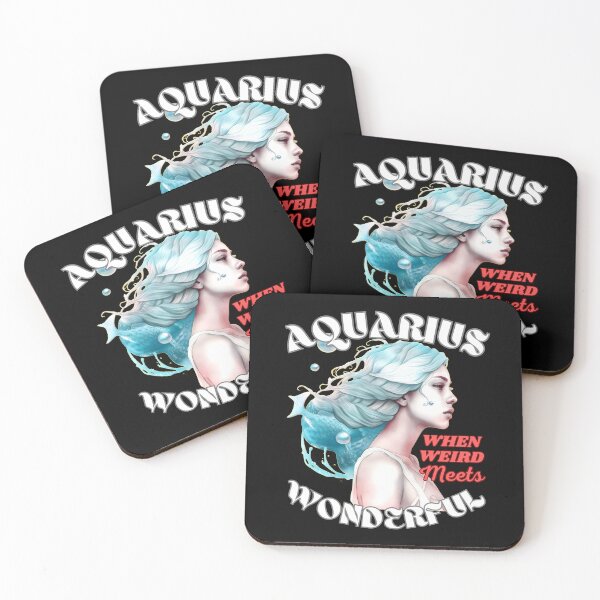 Item preview, Aquarius: When Weird Meets Wonderful. cute aquarius designed and sold by ZodiacWonders.