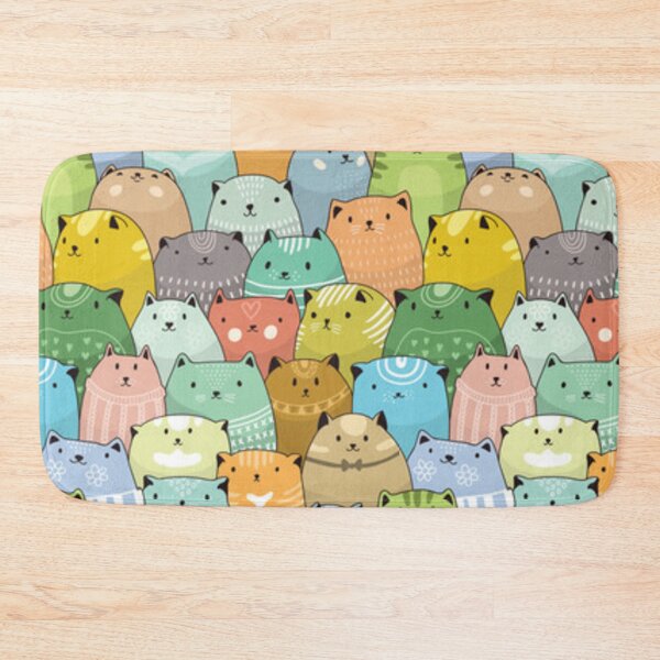 Item preview, Cute Colorful Cat Pattern Latest 2023 Fashion Trends designed and sold by aqua1001.